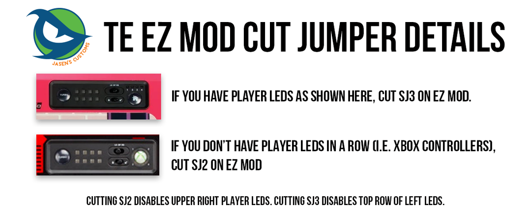 TE EZ MOD Install Notes: Jumpers and Slider Switches!