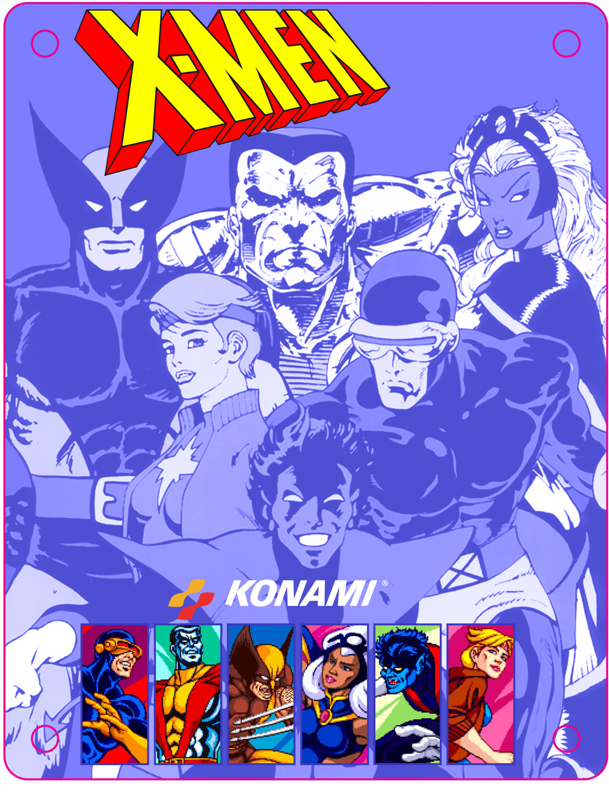 Konami Case Printed Plexi Overlay – Jasen's Customs