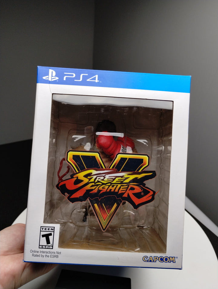 Street Fighter V Collectors Edition Box and Ryu Statue Only