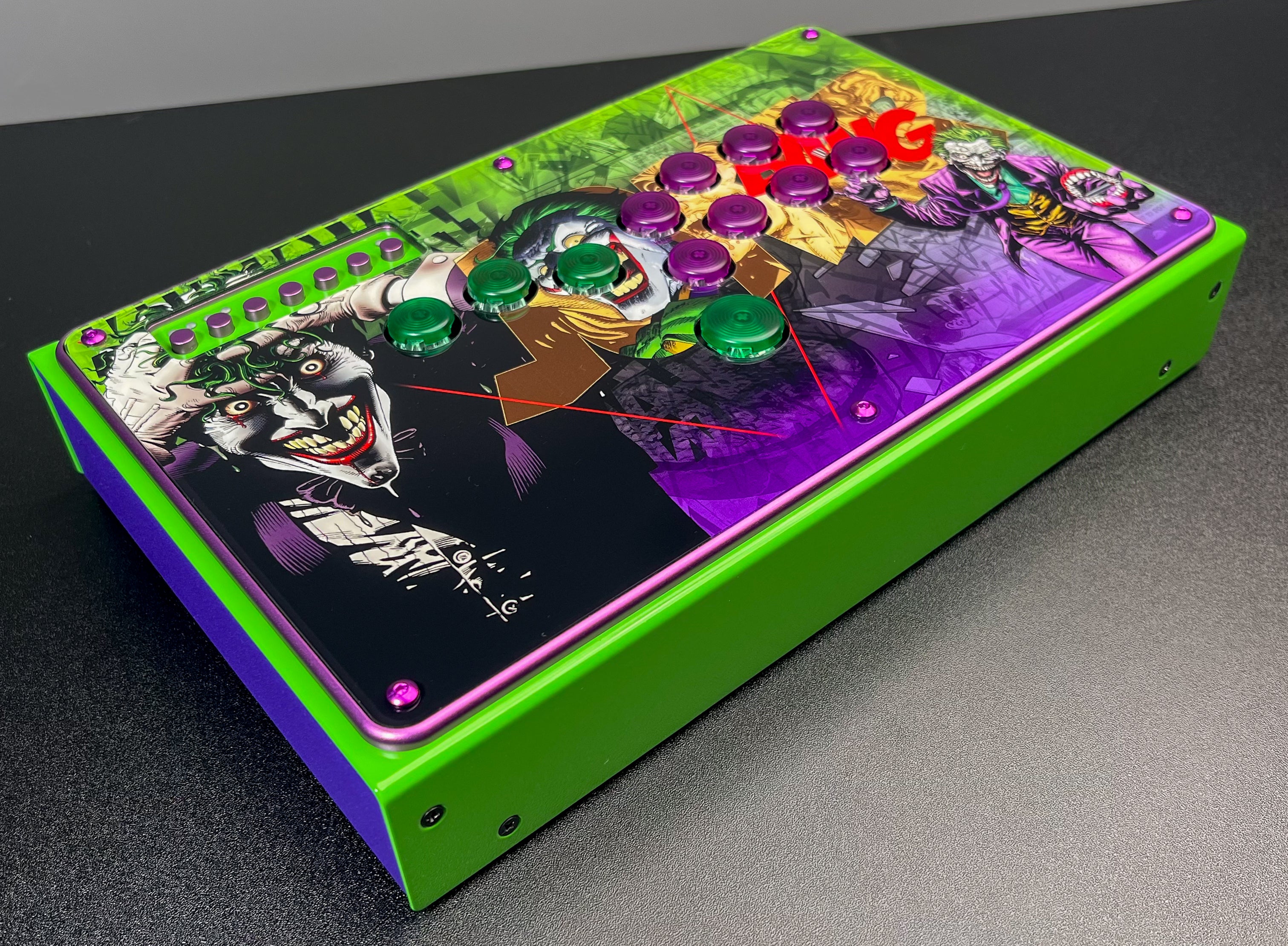 Panzer Fight Stick 4 Build - ABMX [Joker Themed] - Jasen's Customs