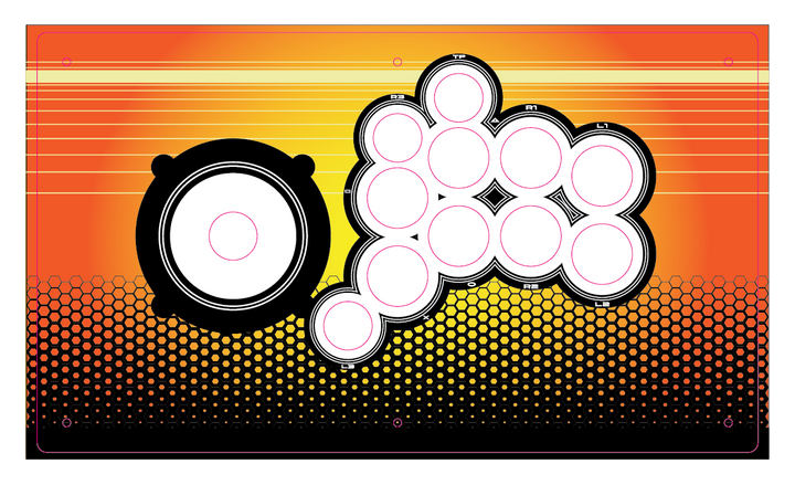 Panzer 5 Printed Plexi Overlay: SFV Vewlix