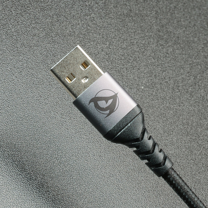 JasensCustoms.com Braided USB C to USB A Cable