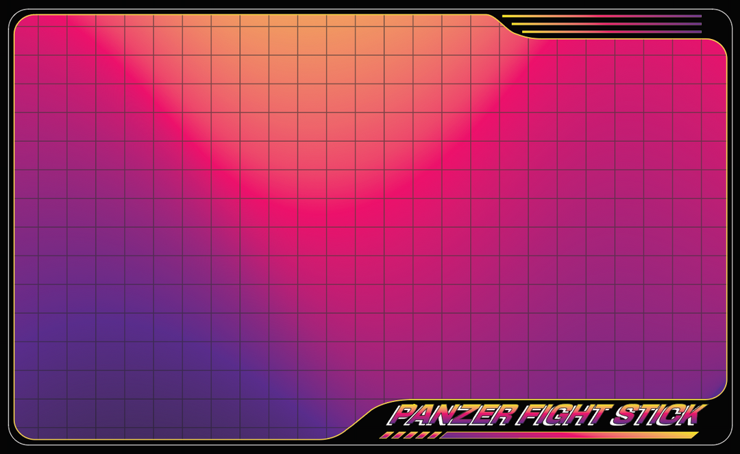 Panzer 4 Printed Plexi Overlay: Vaporwave Candy Cab by Drew
