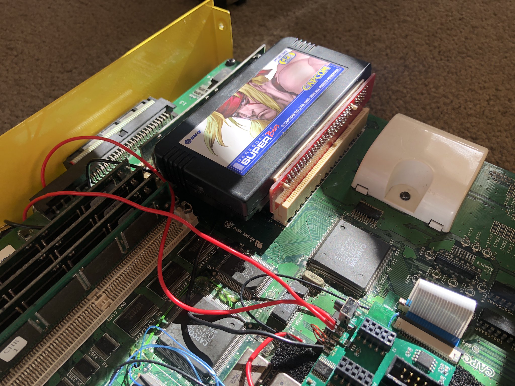 CPS3 BIOS Cart Install - Right Angle PCI Adapter